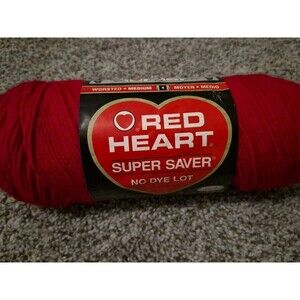 Red Heart Super Saver Yarn - Cherry Red